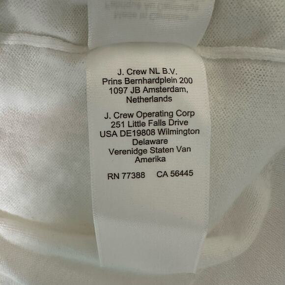 J. Crew 100% Cotton White Classic Shell - Size XXS New - Picture 8 of 10